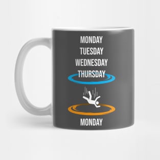 Monday Tuesday Wednesday Thursday BLINK Monday Mug